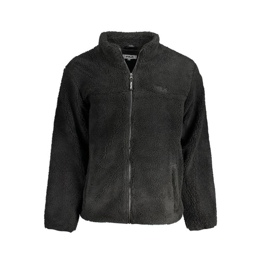 Fila Black Polyester Men Jacket
