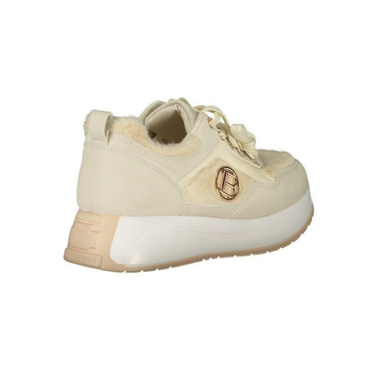 Laura Biagiotti Beige Polyethylene Sneaker LA-32794-EU40/US10