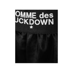 Comme Des Fuckdown Black Polyester Short