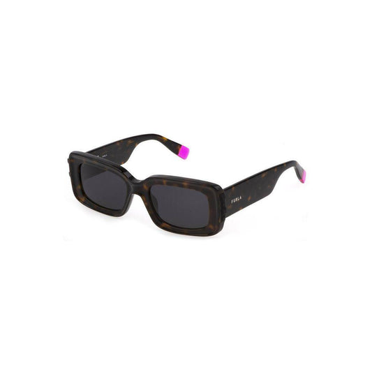 Furla Brown Plastic Sunglasses