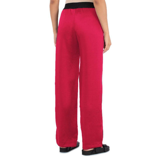 Comme Des Fuckdown Fuchsia Polyester Jeans & Pant CO-13542-S