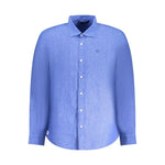North Sails Blue Linen Shirt NO-38886-M