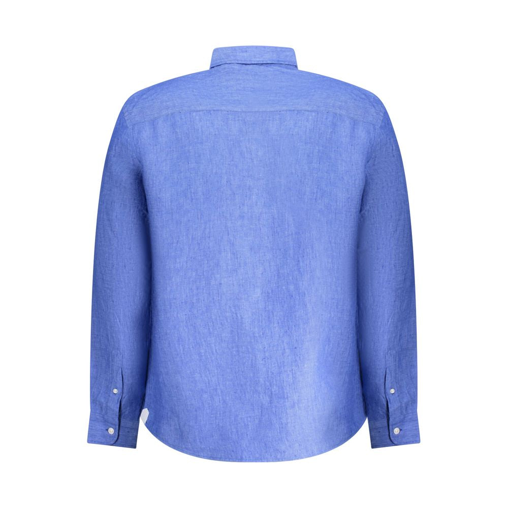 North Sails Blue Linen Shirt NO-38886-M
