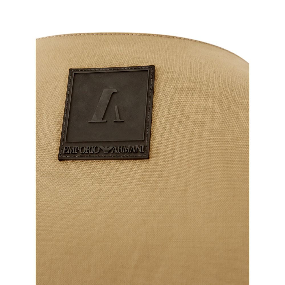 Emporio Armani Brown Cotton T-Shirt