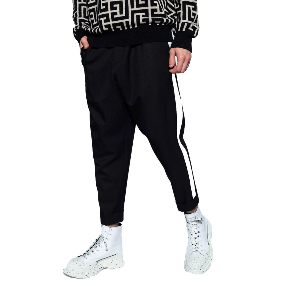 Balmain Black Cotton Pant