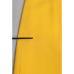 Dolce & Gabbana Yellow One Shoulder Side Slit Sheath Dress