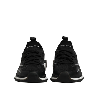 Dolce & Gabbana Black SORRENTO Sport Stretch Sneakers Shoes