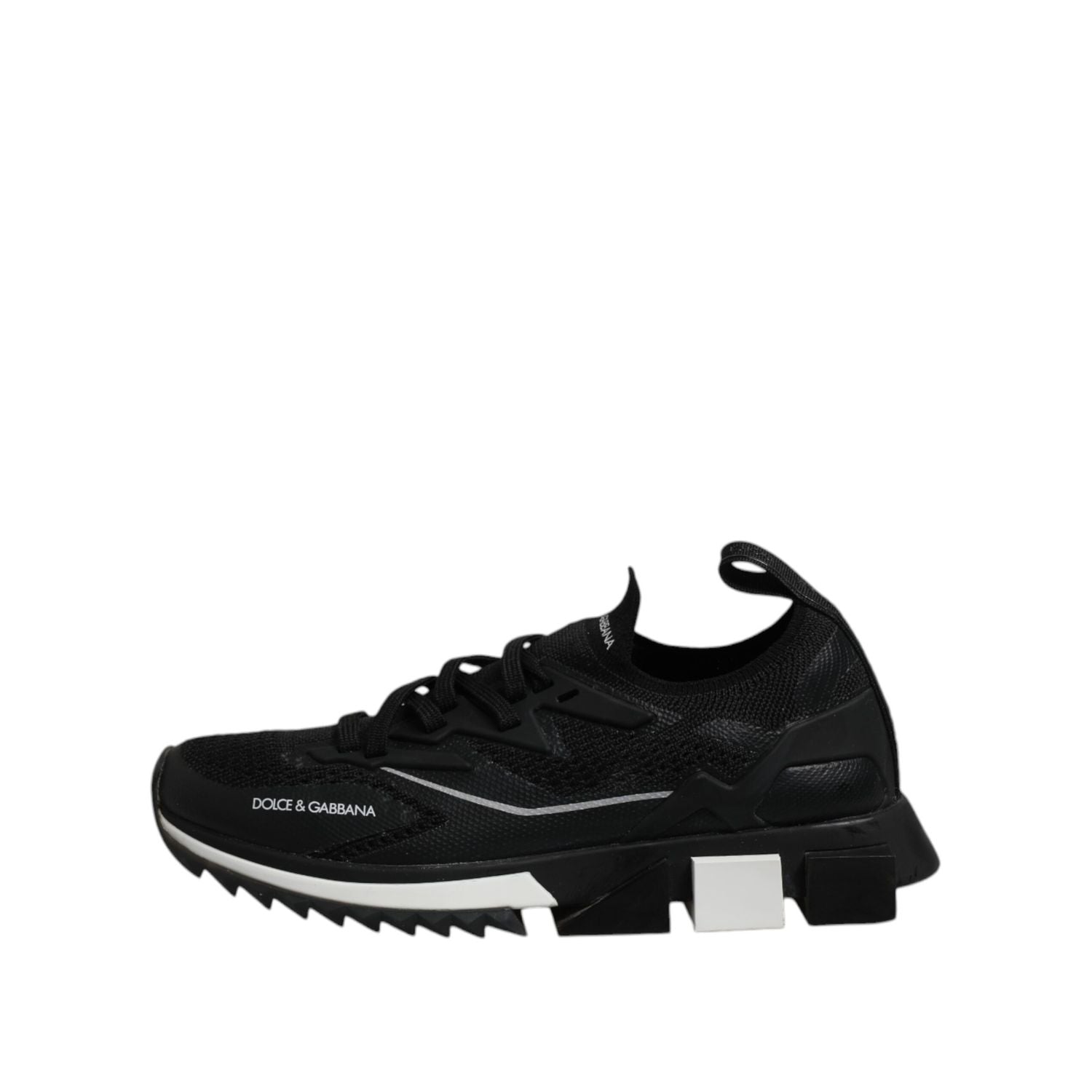Dolce & Gabbana Black SORRENTO Sport Stretch Sneakers Shoes