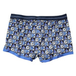 Dolce & Gabbana Blue Cotton Logo Print Regular Boxer Underwear BIK1548-6