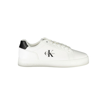 Calvin Klein White Polyester Sneaker