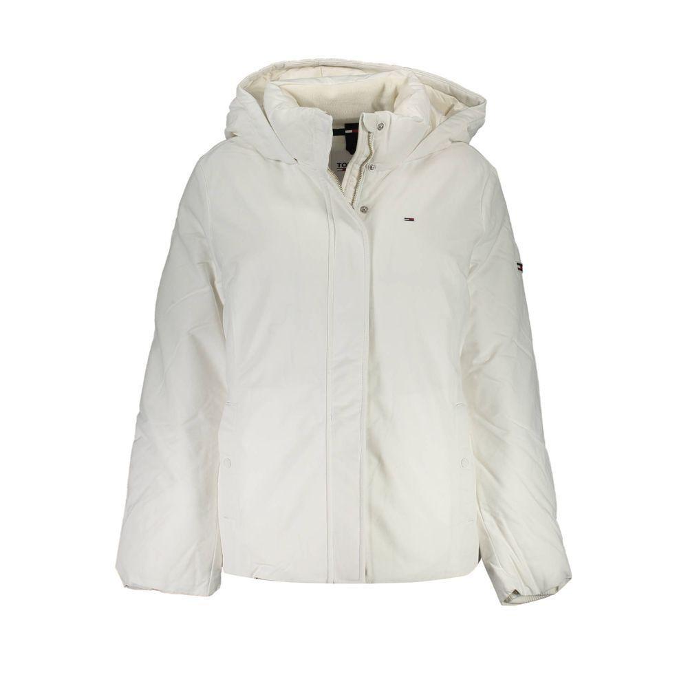 Tommy Hilfiger White Polyamide Jackets & Coat TO-16593-L