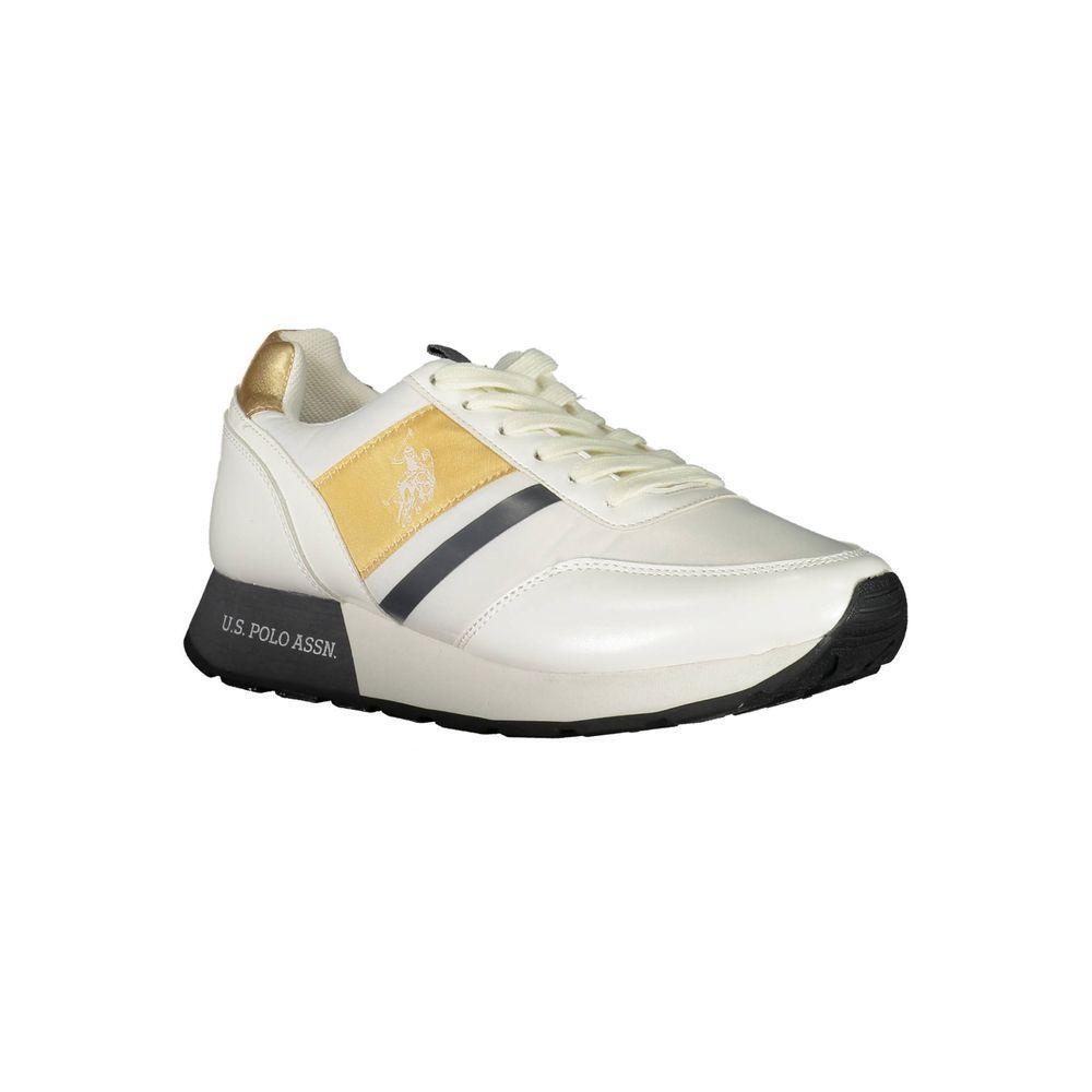 U.S. POLO ASSN. White Polyester Sneaker US-16703-EU35/US5