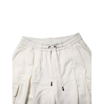 Dolce & Gabbana White Cotton Cargo Bermuda Sweatshorts Shorts