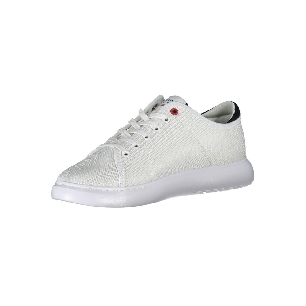 Tommy Hilfiger White Polyester Men Sneaker
