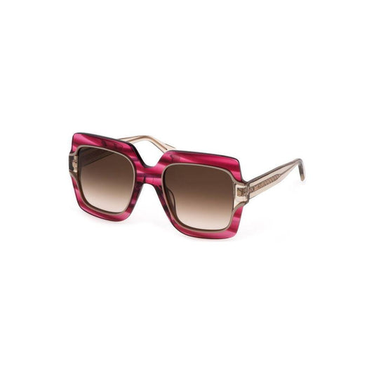 Just Cavalli Red Plastic Sunglasses JU-21441