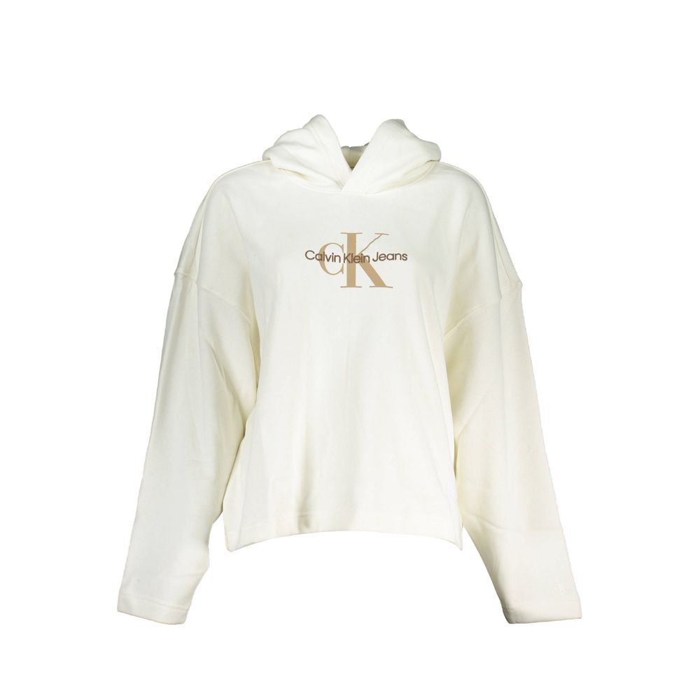 Calvin Klein White Cotton Sweatshirt