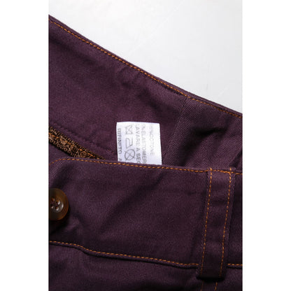 BENCIVENGA Purple High Waisted Tapered Pants