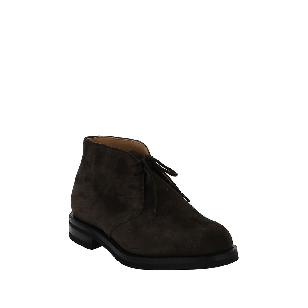 Church's Brown Calf Leather Bos Taurus Lace-Up Boots
