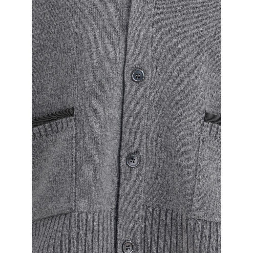 Thom Browne Merino wool Cardigan TH-MKC608AY1029055-2
