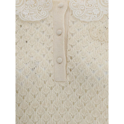 Chloé Cream Cotton Sweatshirt