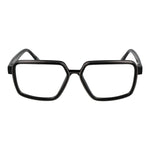 Alt Tag: Guess Black Men Glasses Frame in full-rim rectangle style with plastic lenses, spring hinge, and branded case included.