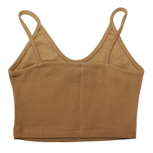 Comme Des Fuckdown Brown Cotton Tops & T-Shirt CO-15700-IT36|XXS