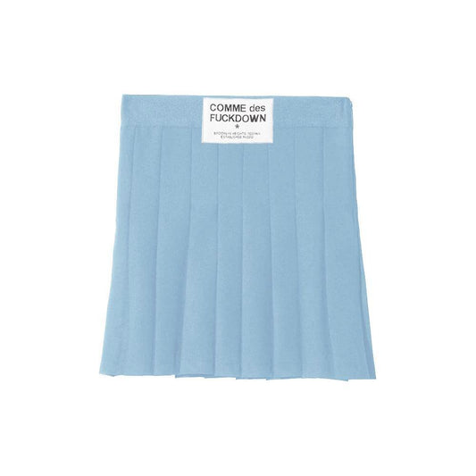 Comme Des Fuckdown Blue Polyester Skirt
