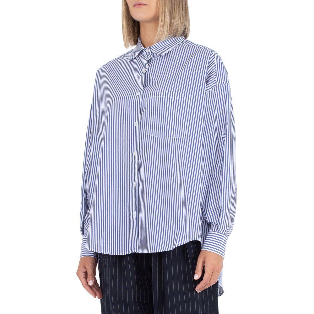 Comme Des Fuckdown Blue Cotton Shirt CO-13479-XS