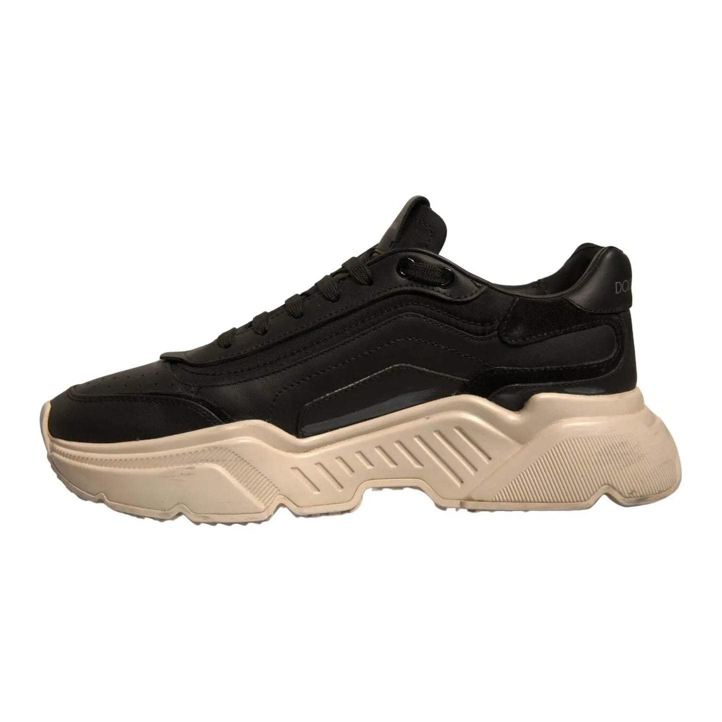 Dolce & Gabbana Black White Daymaster Low Top Sneaker Shoe