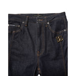 Dolce & Gabbana Black Cotton Mid Waist Bootcut Denim Jeans