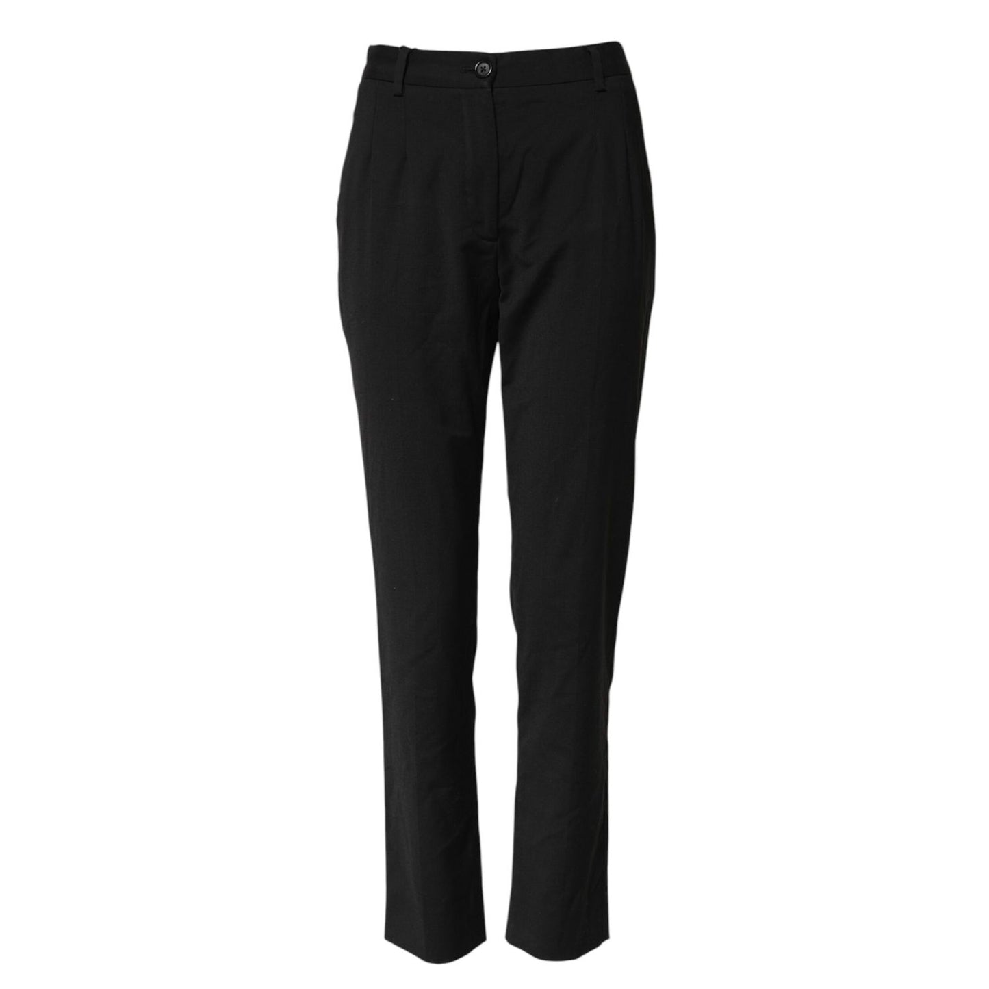 Dolce & Gabbana Black STAFF High Waist Tapered Pants