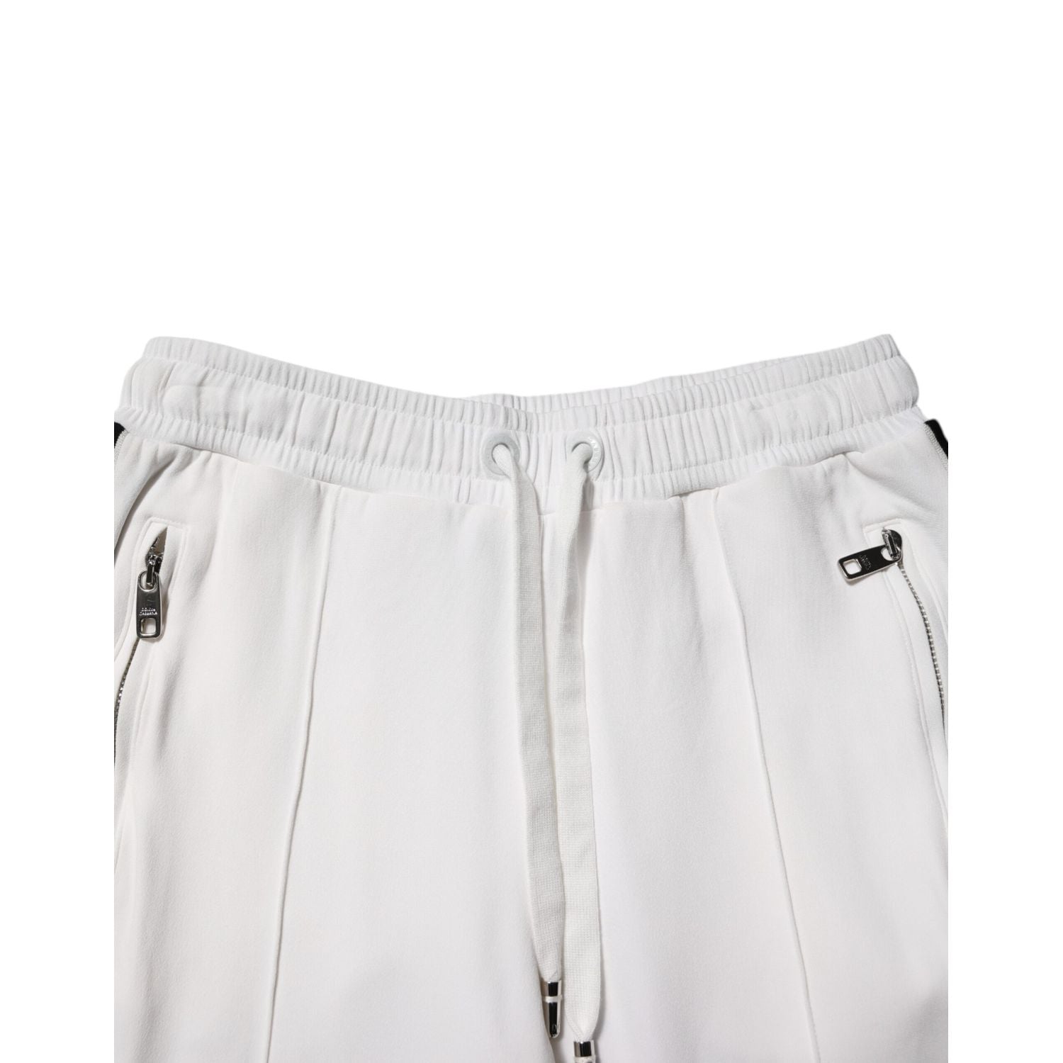 Dolce & Gabbana White Viscose Jogger Sweatpants Pants