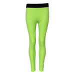 Dolce & Gabbana Green Nylon Slim Fit Leggings Pants