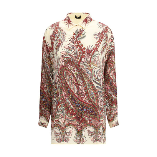 Etro Multicolor Silk Pattern Shirt