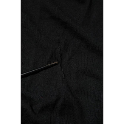 Dolce & Gabbana Black Cashmere V-Neck Long Sleeves T-shirt