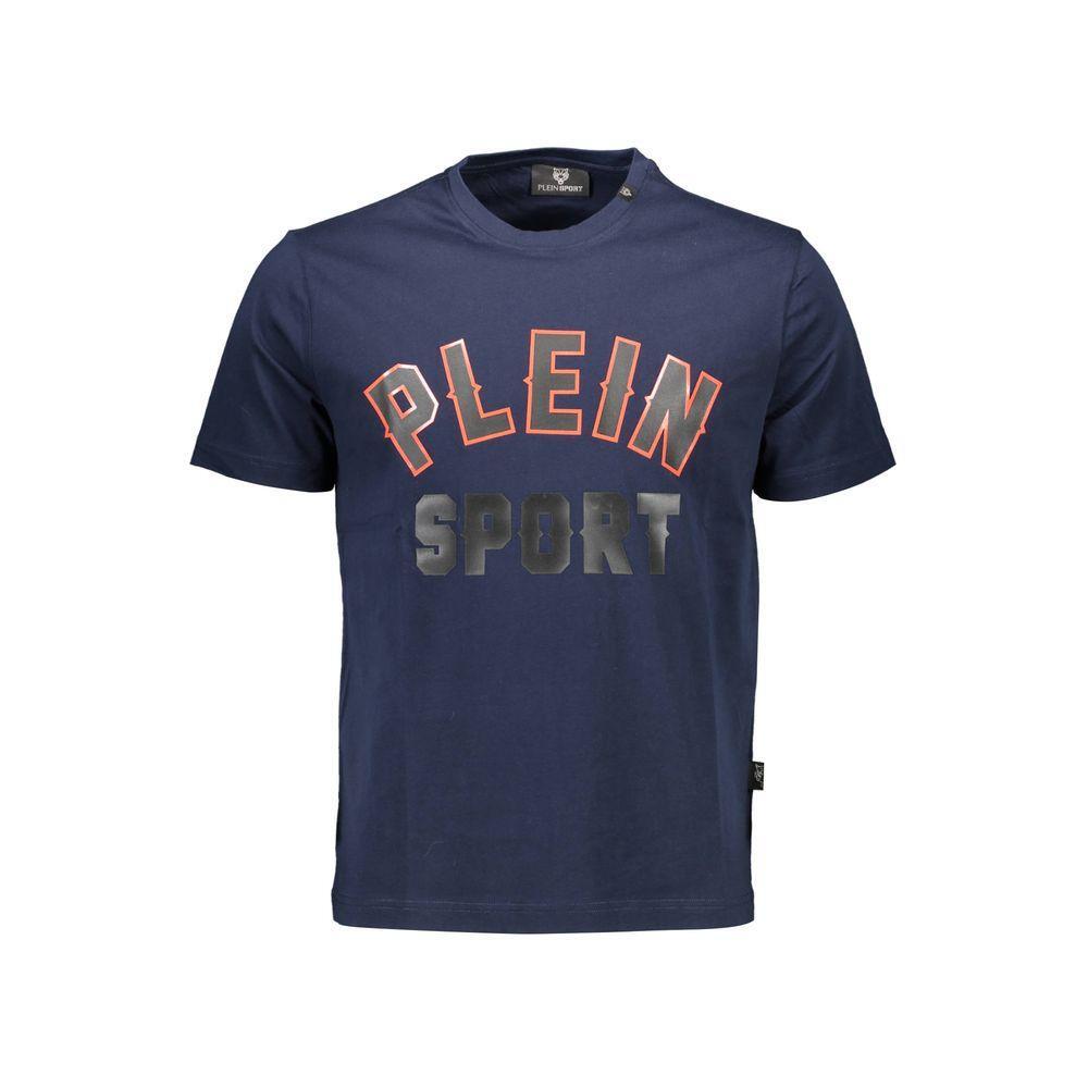 Plein Sport Blue Cotton T-Shirt