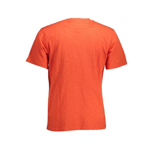 La Martina Red Cotton T-Shirt LA-12195-M