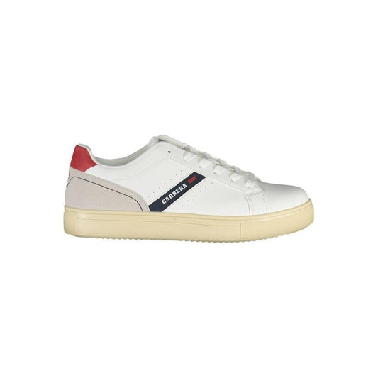 Carrera White Polyethylene Sneaker