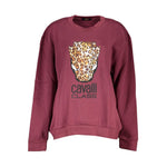 Cavalli Class Purple Cotton Sweater CA-28865-S