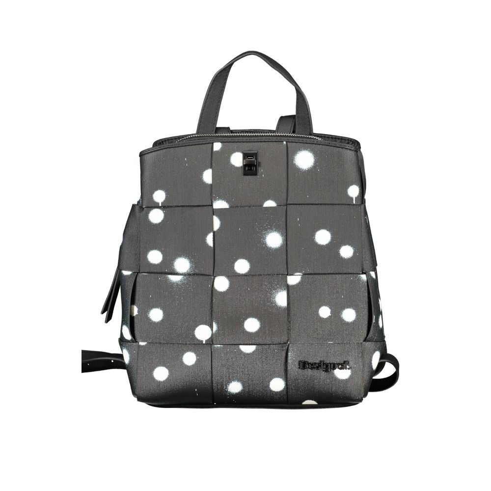 Desigual Black Polyethylene Backpack DE-28955