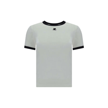 Courrèges White Cotton T-Shirt