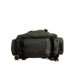 Dolce & Gabbana Military Green Patchwork Rucksack Backpack Bag