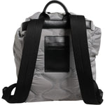 Dolce & Gabbana Gray Milano Print Drawstring Travel Backpack Bag