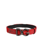 Dolce & Gabbana Red Viscose Silver DG Logo Metal Buckle Belt