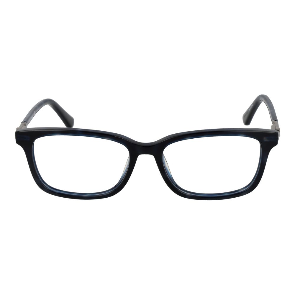Guess Black Women Glasses Frame, full-rim rectangle style with black plastic material, lenses width 50mm, bridge width 15mm, spring hinge design.