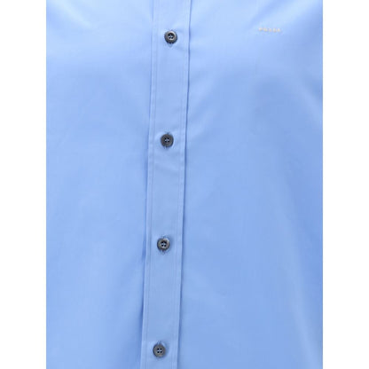 Prada Light Blue Cotton Dress Shirt