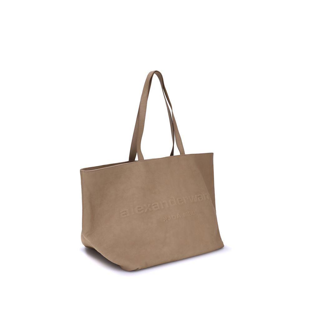 Front view with bag zipped and handles upright.