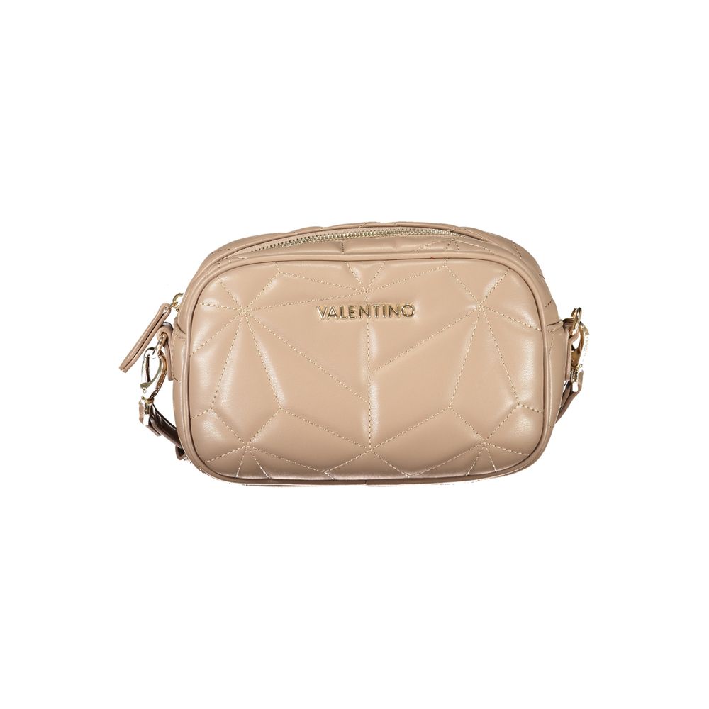 Front view with bag zipped and handles upright.
