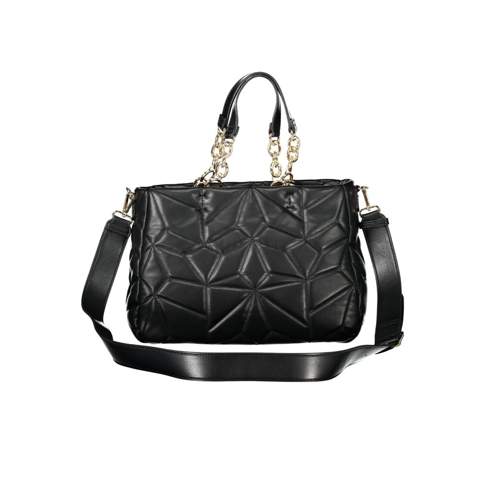 Front view with bag zipped and handles upright.