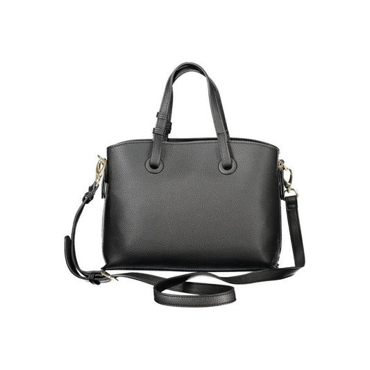 Mario Valentino Black Polyethylene Women Handbag